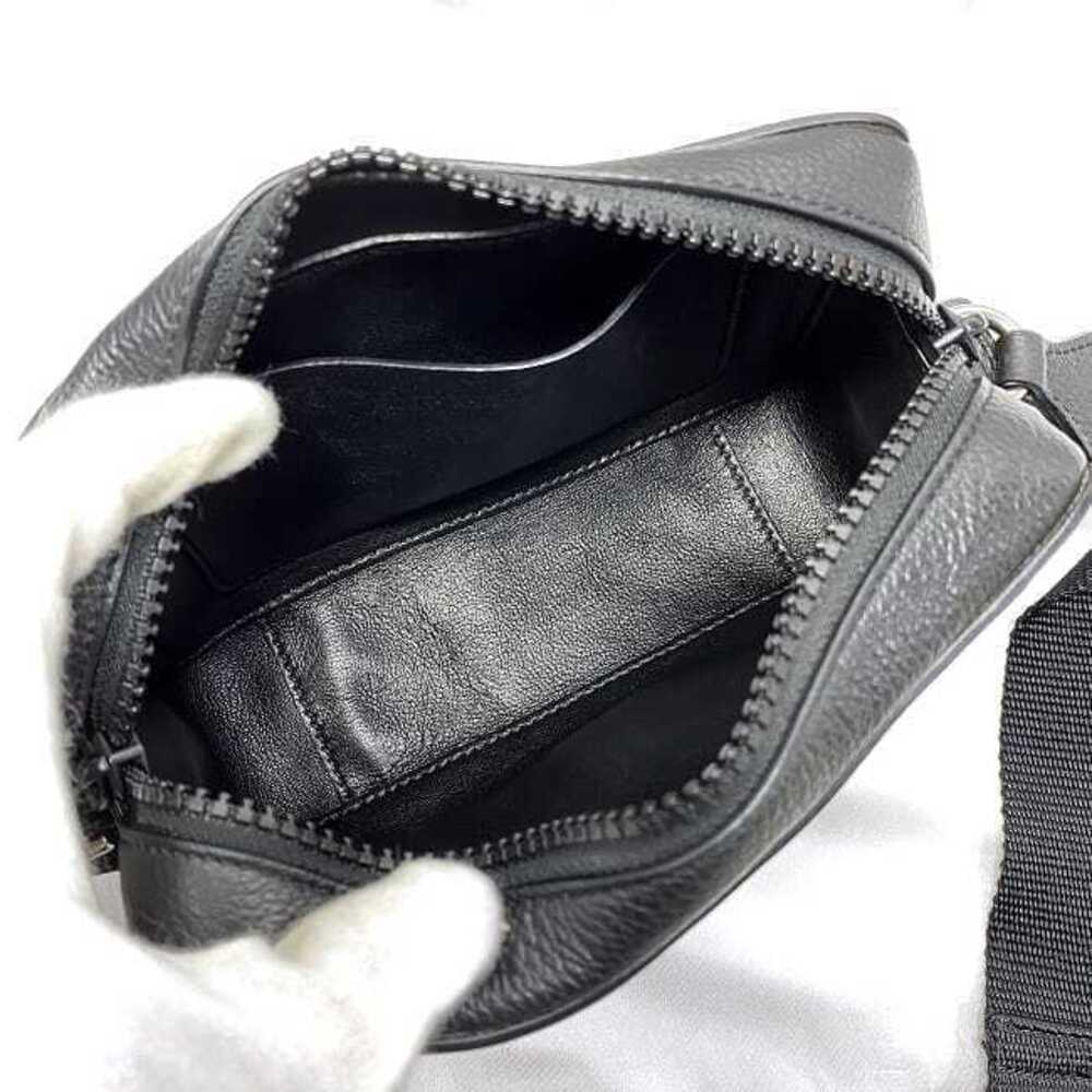 Balenciaga Shoulder Bag Camera Black Leather Crossbody Logo Glossy - Picture 5 of 10